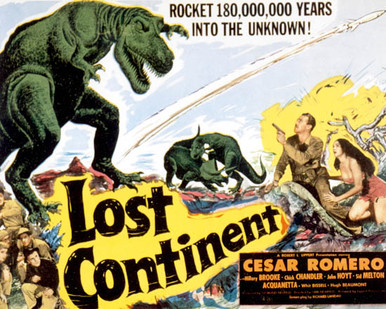 Poster & Cesar Romero in Lost Continent Poster and Photo