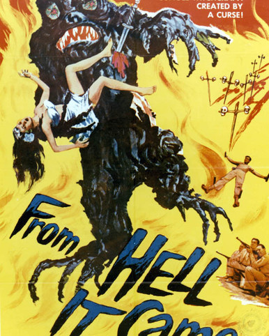 Poster & Tod Andrews in From Hell It Came Poster and Photo