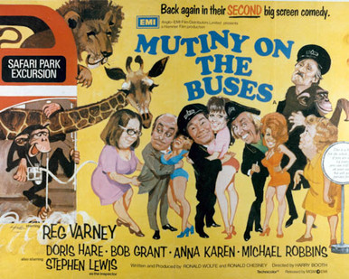 Poster & Reg Varney in Mutiny On the Buses Poster and Photo