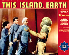 Poster & Faith Domerque in This Island Earth Poster and Photo