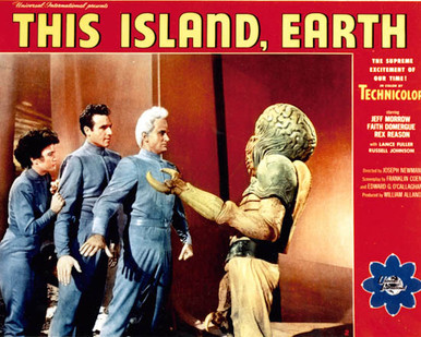 Poster & Faith Domerque in This Island Earth Poster and Photo