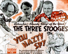 Poster & Curly Howard in You Nazty Spy! Poster and Photo
