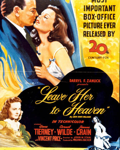 Poster & Gene Tierney in Leave Her to Heaven Poster and Photo