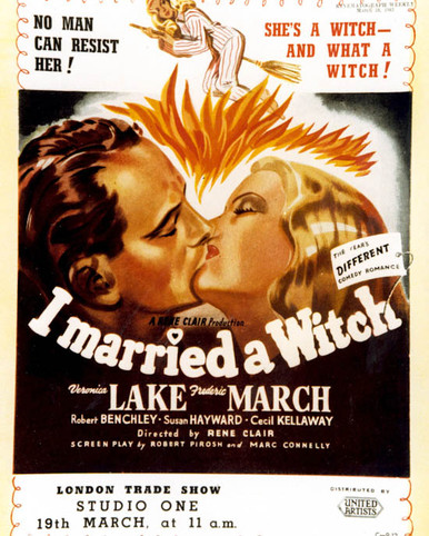 Poster & Veronica Lake in I Married A Witch Poster and Photo