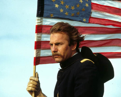 Kevin Costner in Dances With Wolves Poster and Photo