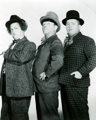 The Three Stooges & Moe Howard Poster and Photo