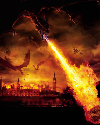 Artwork in Reign of Fire Poster and Photo