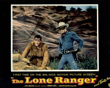 Poster & Clayton Moore in The Lone Ranger Poster and Photo