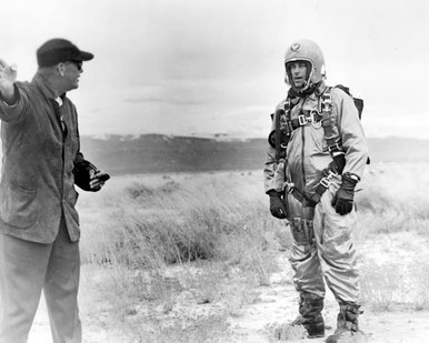 Guy Madison & Robert D. Webb in On the Threshold of Space Poster and Photo