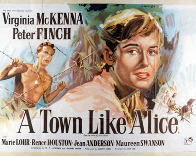 Poster & Peter Finch in A Town Like Alice Poster and Photo