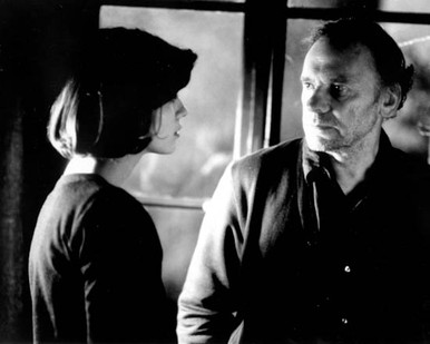 Irene Jacob & Jean-Louis Trintignant in Three Colors Red aka Three Colors: Red aka Trois coleurs: Rouge Poster and Photo