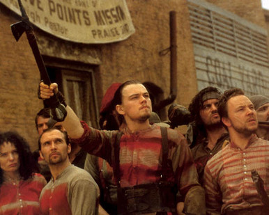Leonardo DiCaprio in Gangs of New York Poster and Photo