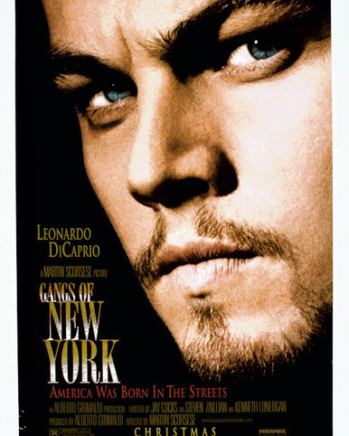 Poster & Leonardo DiCaprio in Gangs of New York Poster and Photo