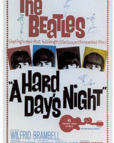 Poster of A Hard Day's Night Poster and Photo