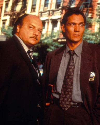 Jimmy Smits & Dennis Franz in N.Y.P.D. Blue Poster and Photo