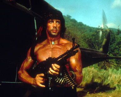 Sylvester Stallone in Rambo: First Blood Part II Poster and Photo