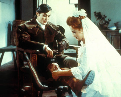 Alain Delon & Virna Lisi in The Black Tulip aka La Tulipe Noire Poster and Photo