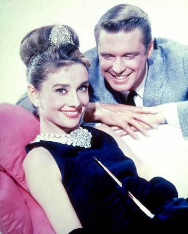 Audrey Hepburn & George Peppard in Breakfast at Tiffany's Poster and Photo