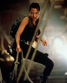 Angelina Jolie in Lara Croft: Tomb Raider aka Tomb Raider Poster and Photo