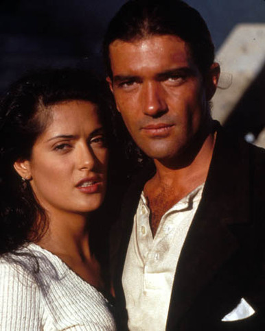 Antonio Banderas & Salma Hayek in Desperado Poster and Photo