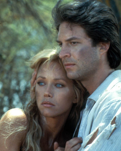 Tanya Roberts & Ted Wass in Sheena, Queen of the Jungle Poster and Photo