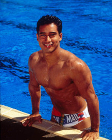 Mario Lopez in Breaking the Surface: The Greg Louganis Story Poster and Photo