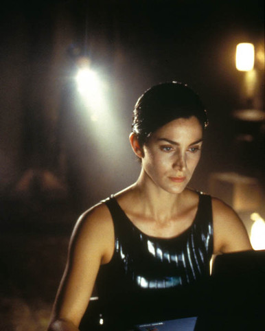 Carrie-Anne Moss in The Matrix Poster and Photo
