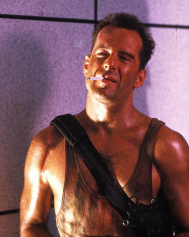 Bruce Willis in Die Hard Poster and Photo