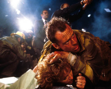 Bruce Willis & Bonnie Bedelia in Die Hard 2 Poster and Photo