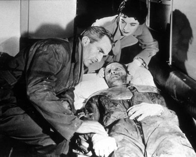 David King-Wood & Margia Dean in The Quatermass Xperiment Poster and Photo