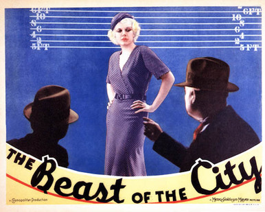 Jean Harlow in The Beast in the City Poster and Photo