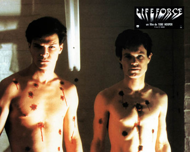 Steve Railsback & Peter Firth in Lifeforce Poster and Photo