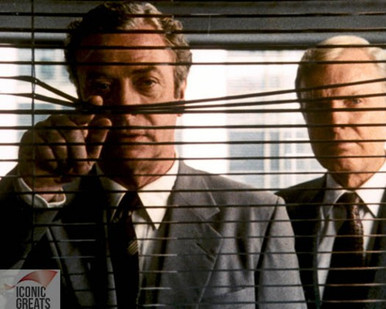 Michael Caine & John McMartin in A Shock to the System Poster and Photo