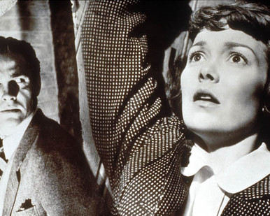 Richard Todd & Jane Wyman in Stage Fright aka Le grand alibi (Alfred Hitchcock) Poster and Photo