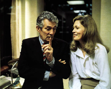 Peter Finch & Faye Dunaway in Network Poster and Photo