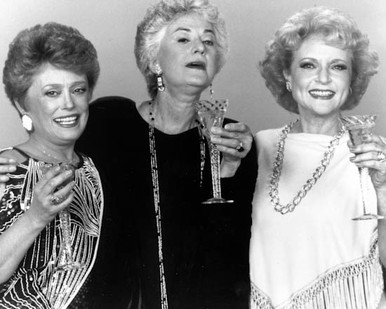 Rue McClanahan & Beatrice Arthur in The Golden Girls Poster and Photo