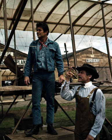 Stuart Whitman & Sam Wanamaker in Those Magnificent Men in their Flying Machines, or How I Flew From London to Paris in 25 Hours and 11 Minutes. Poster and Photo