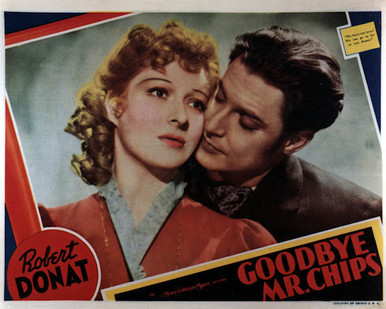 Greer Garson & Robert Donat in Goodbye Mr. Chips Poster and Photo