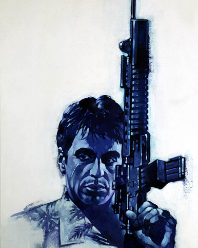 Artwork in Scarface Poster and Photo