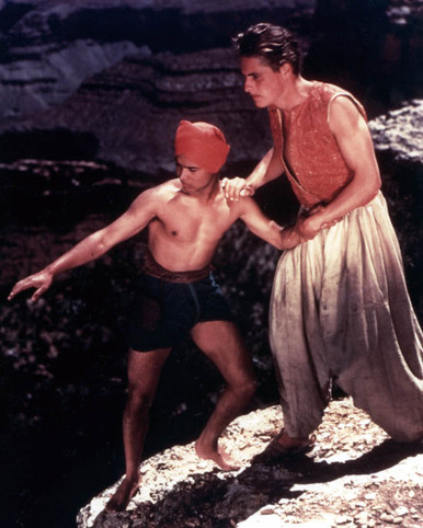 Sabu & Conrad Veidt in The Thief of Bagdad (1940) Poster and Photo