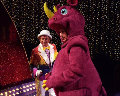 Edward Norton & Robin Williams in Death To Smoochy Poster and Photo