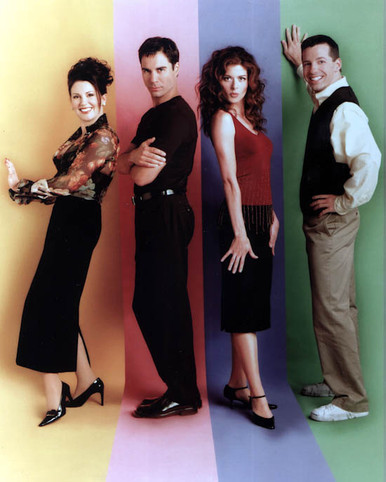 Megan Mullally & Eric McCormack in Will and Grace Poster and Photo