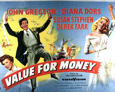 Poster & John Gregson in Value for Money Poster and Photo
