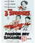 Moe Howard & Larry Fine in Pardon My Backfire Poster and Photo