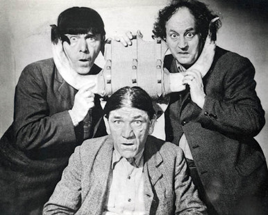 The Three Stooges & Moe Howard in Gold Raiders aka The Stooges Go West Poster and Photo