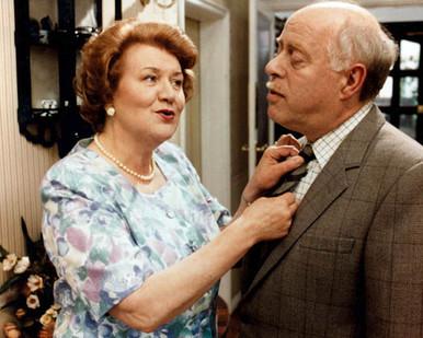 Patricia Routledge & Clive Swift in Keeping Up Appearances Poster and Photo