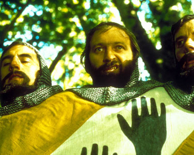 Terry Gilliam & Graham Chapman in Monty Python and the Holy Grail Poster and Photo