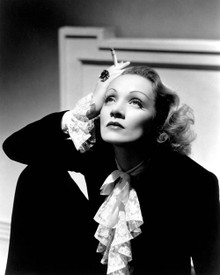 Marlene Dietrich holding a cigarette Premium Photograph and Poster