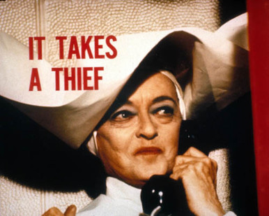 Bette Davis in It Takes a Thief Poster and Photo