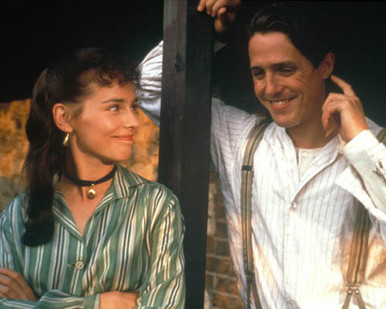 Hugh Grant & Tara Fitzgerald in The Englishman Who Went Up a Hill But Came Down a Mountain Poster and Photo